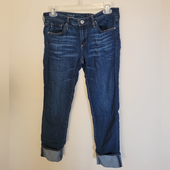 AG Adriano Goldschmied Stevie Cuff Jeans Size 27 - Picture 2 of 13